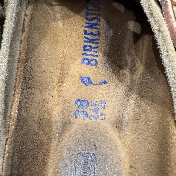 Birkenstock Boston Suede Taupe - Picture 3 of 7